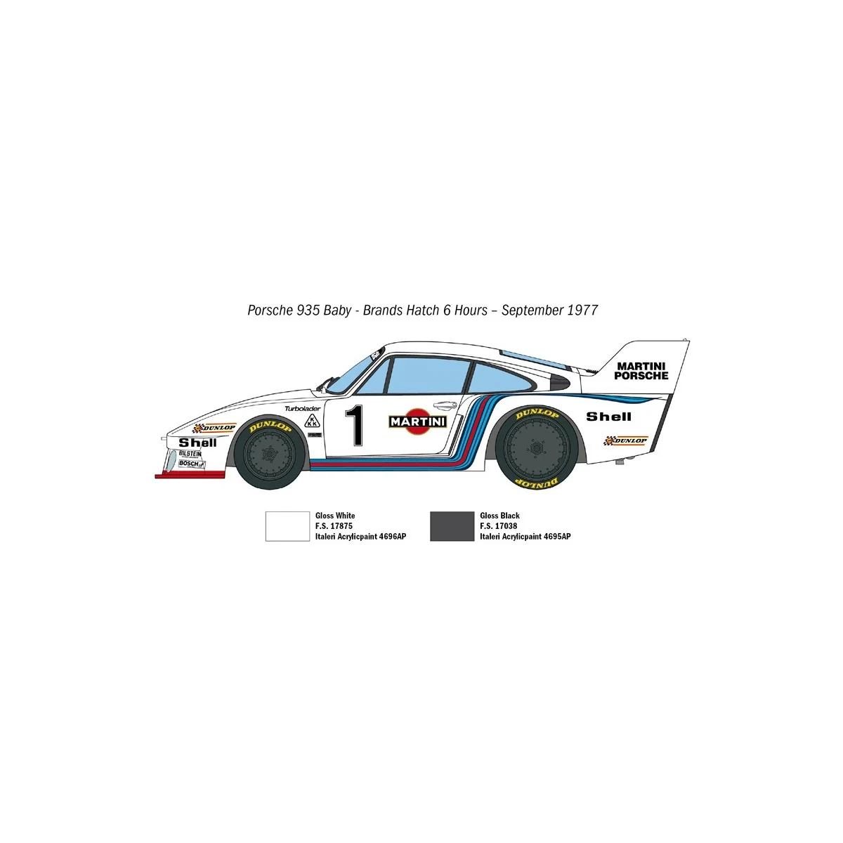 Porsche 935 Baby 1/24 Italeri Italeri I3639 - 4 Porsche 935 Baby 1/24 Italeri Italeri I3639 - 4