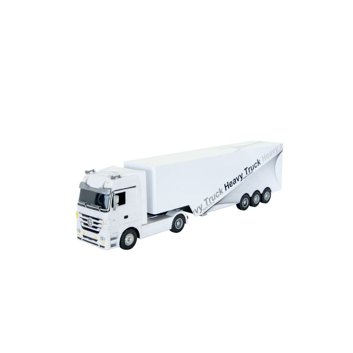 Camion Mercedes Benz Actros + semi remorque blanc 1/32 Siva SV-50090 - 2