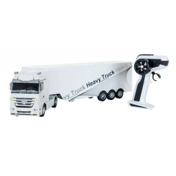 Camion Mercedes Benz Actros + semi remorque blanc 1/32 Siva SV-50090 - 1