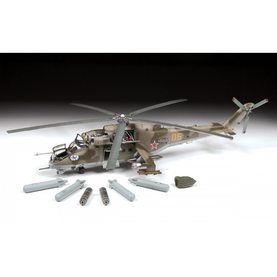 Mil Mi-24V/VP 1/48 Zvezda Zvezda Z4823 - 6 Z4823-Mil Mi-24V/VP 1/48 Zvezda - Z4823