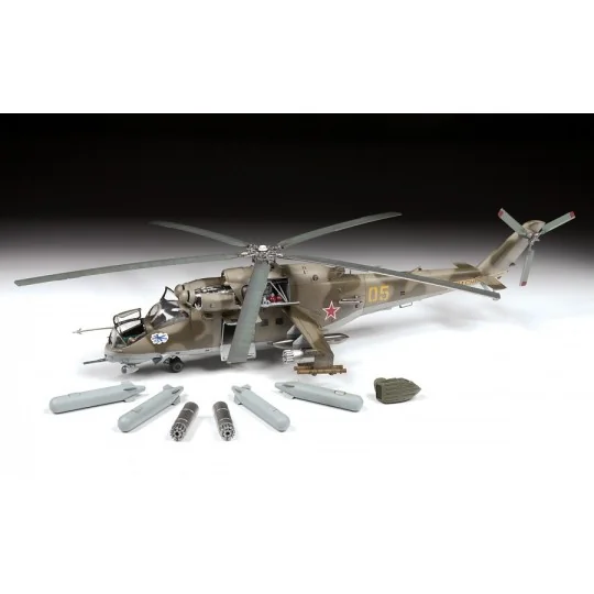 Z4823-Mil Mi-24V/VP 1/48 Zvezda - Z4823