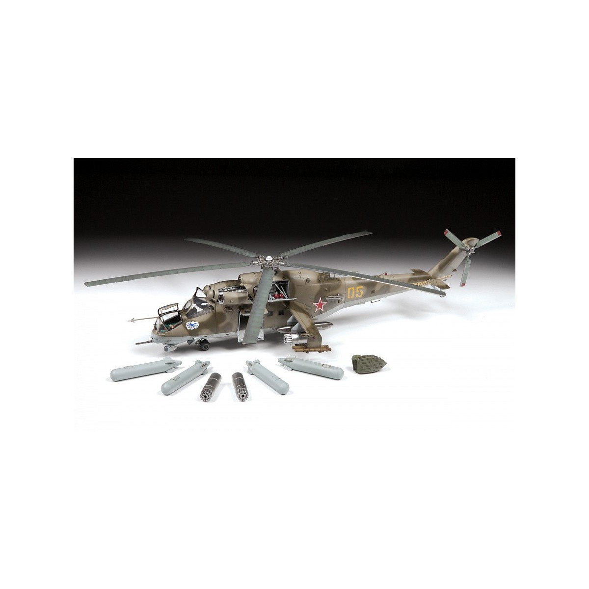 Mil Mi-24V/VP 1/48 Zvezda Zvezda Z4823 - 6 Mil Mi-24V/VP 1/48 Zvezda Zvezda Z4823 - 6