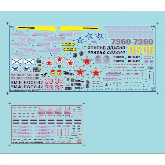 Z4823-Mil Mi-24V/VP 1/48 Zvezda - Z4823