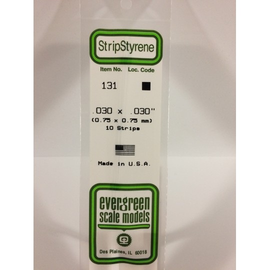 S1370131-Baguette 0.75x0.75x350mm Ref : 131 - Evergreen - S1370131
