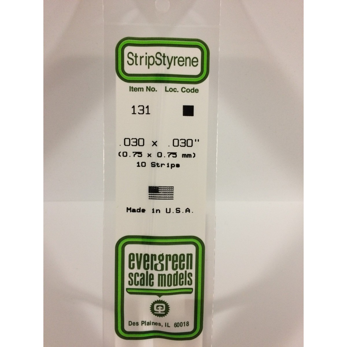 Wand 0.75x0.75x350mm Ref: 131 - Evergreen - S1370131 Wand 0.75x0.75x350mm Ref: 131 - Evergreen - S1370131