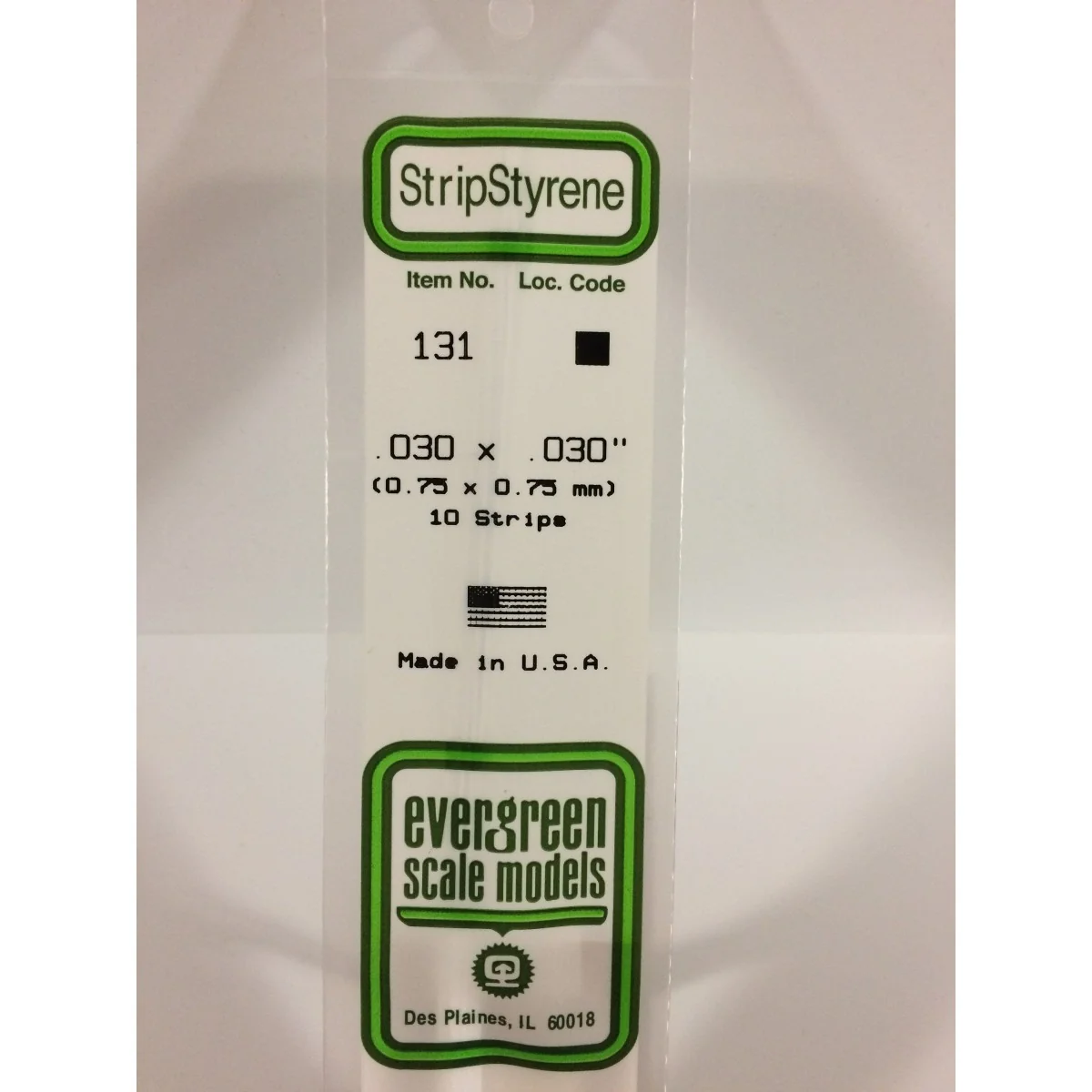 Wand 0.75x0.75x350mm Ref: 131 - Evergreen - S1370131 - S1370131 Wand 0.75x0.75x350mm Ref: 131 - Evergreen - S1370131 - S1370131
