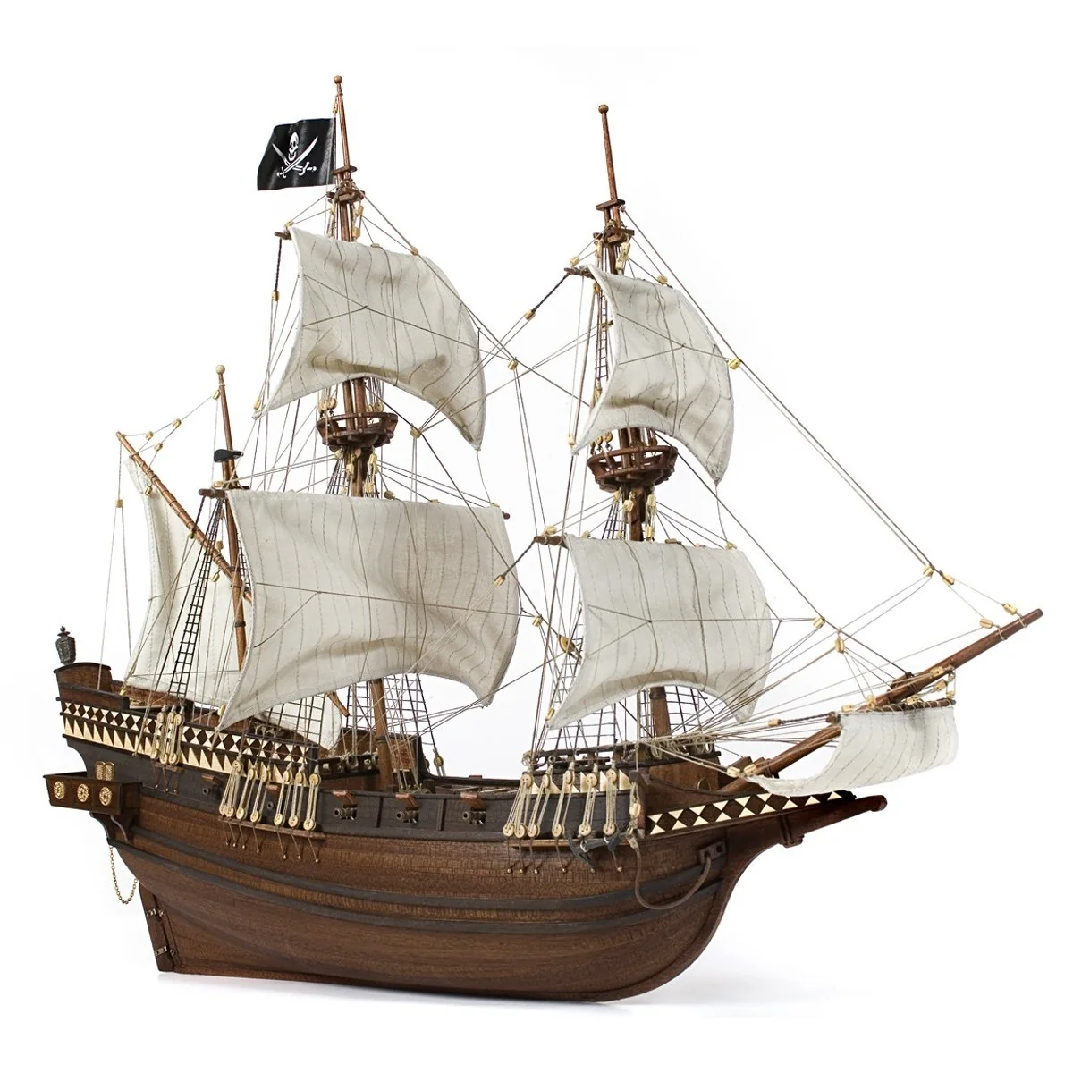 Bateau Buccaneer 1/100 kit construction bois OcCre OcCre 12002 - 2