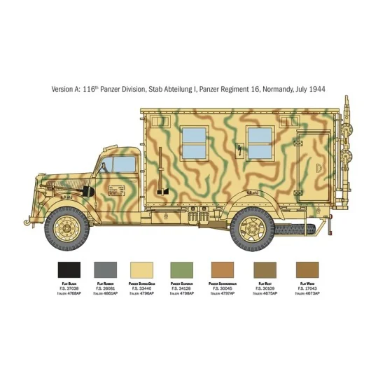 I6575-Camion Opel Blitz Radio 1/35 Italeri - I6575