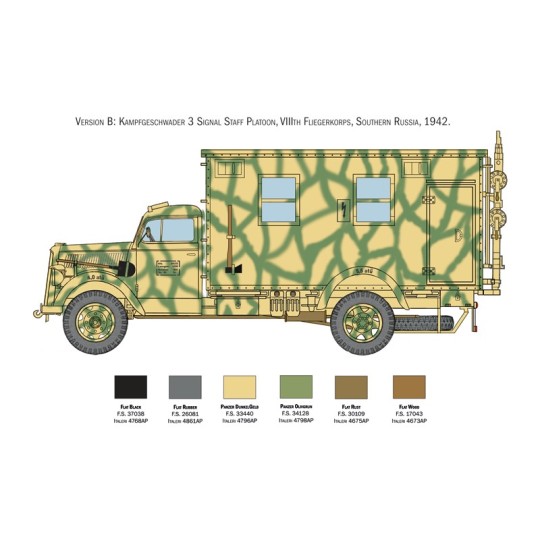 I6575-Truck Opel Blitz Radio 1/35 Italeri - I6575