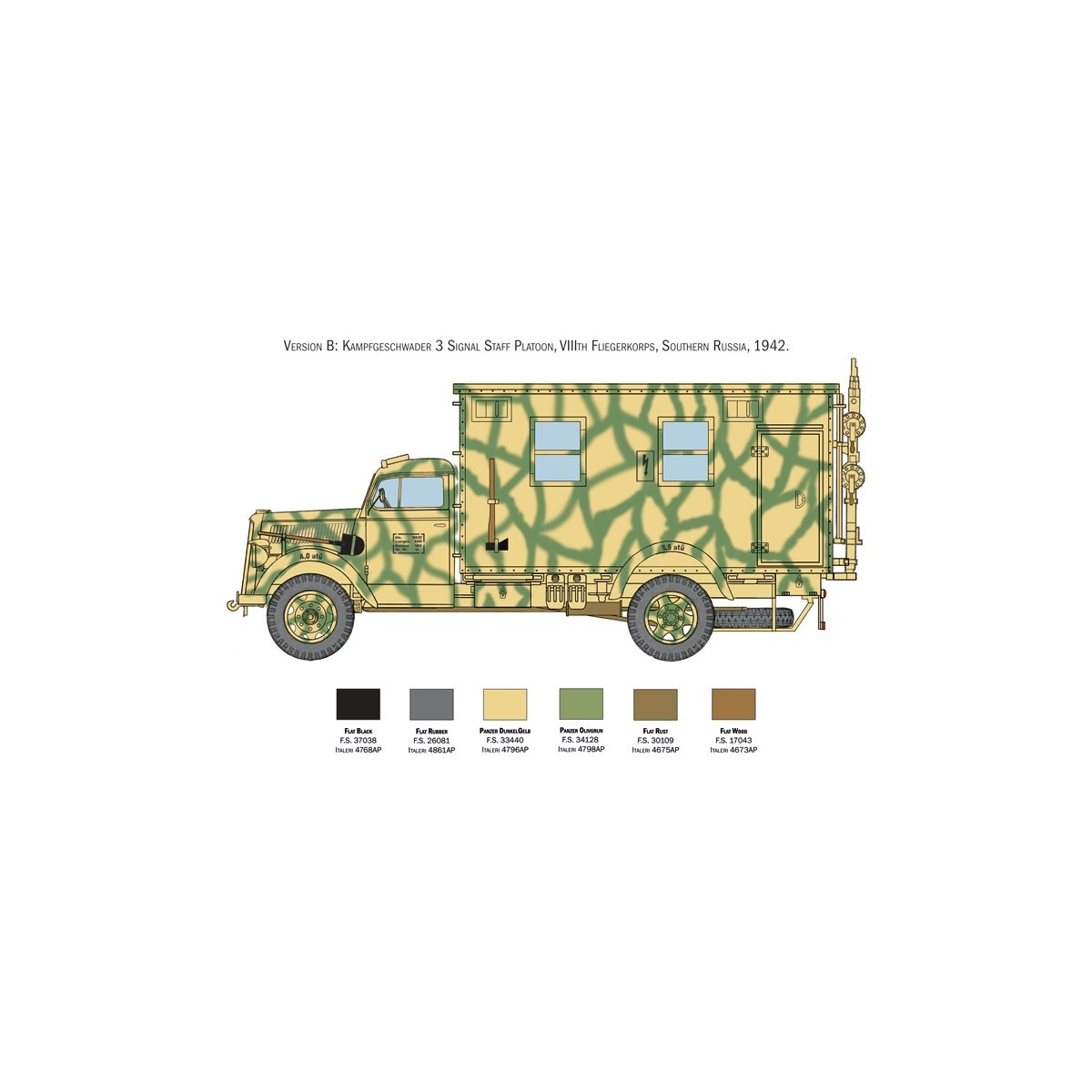 Truck Opel Blitz Radio 1/35 Italeri Italeri I6575 - 4