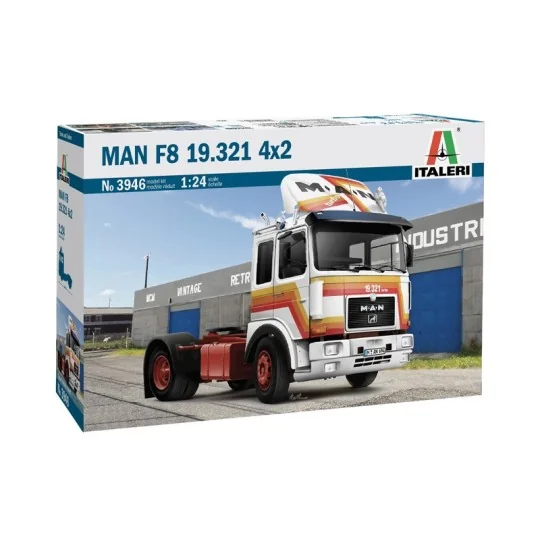 I3946-Truck MAN F8 19.321 1/24 Italeri - I3946