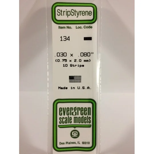 Wand 0.75x2.0x350mm Ref: 134 - Evergreen - S1370134 - S1370134 S1370134-Wand 0.75x2.0x350mm Ref: 134 - Evergreen - S1370134