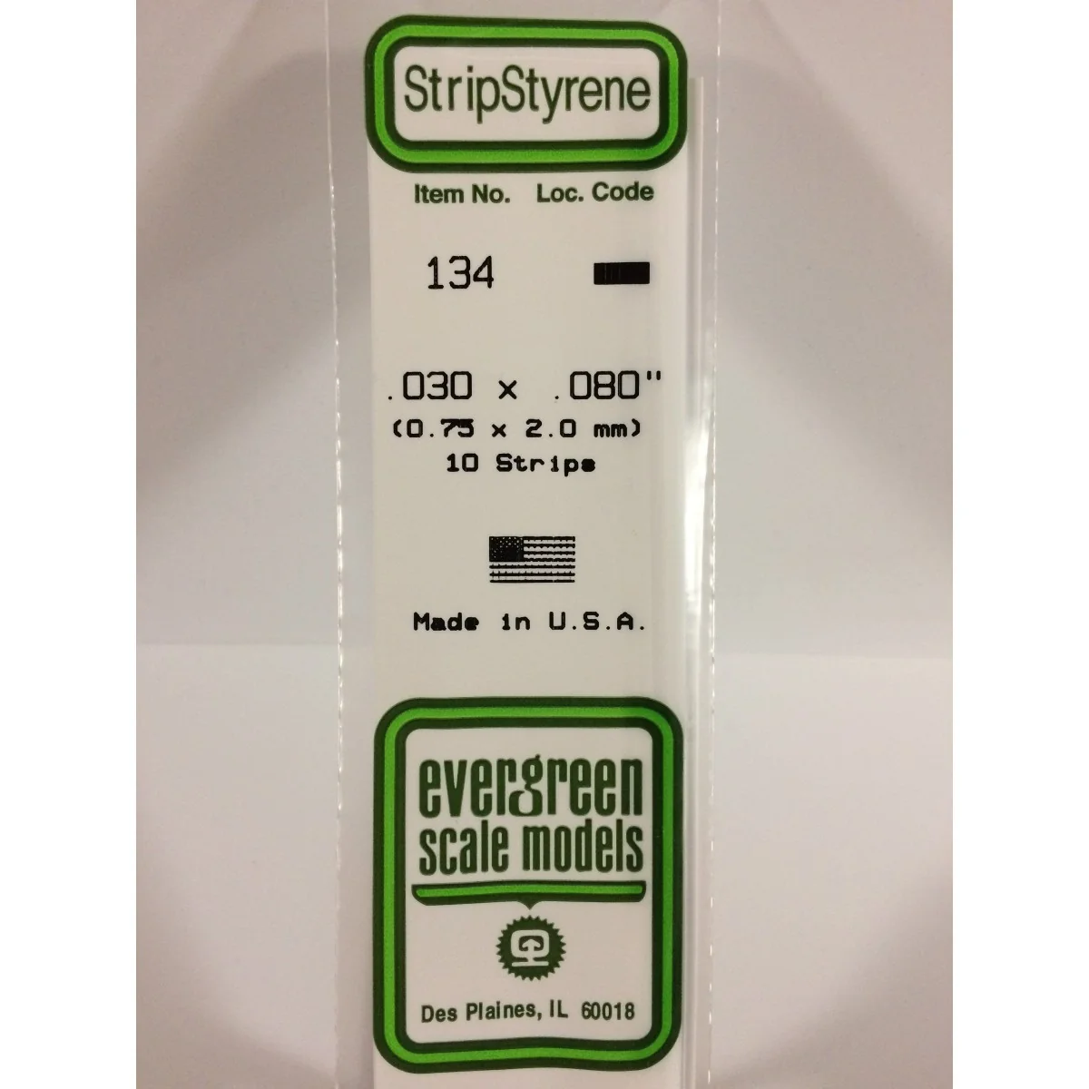 Wand 0.75x2.0x350mm Ref: 134 - Evergreen - S1370134 - S1370134 Wand 0.75x2.0x350mm Ref: 134 - Evergreen - S1370134 - S1370134
