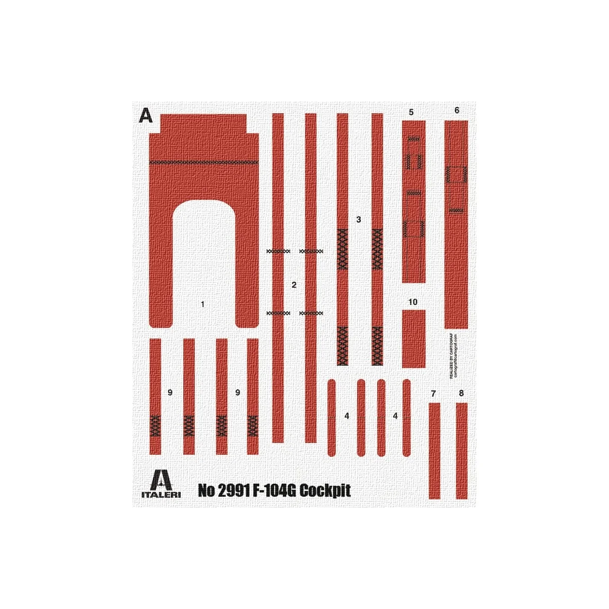 Cockpit F-104G Starfighter 1:12 Italeri Italeri I2991 - 4