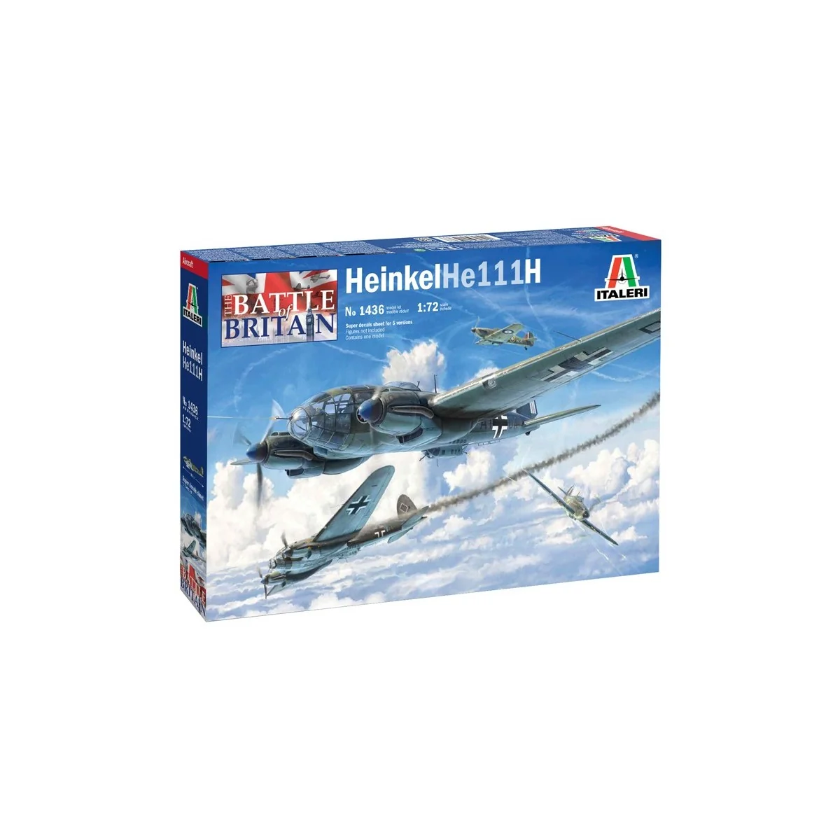 Heinkel He111H Bat. d'Angleterre 1/72 Italeri Italeri I1436 - 2