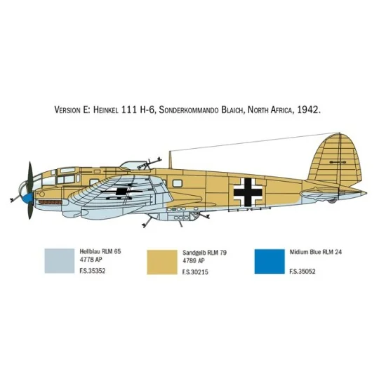 I1436-Heinkel He111H Bat. England 1:72 Italeri - I1436