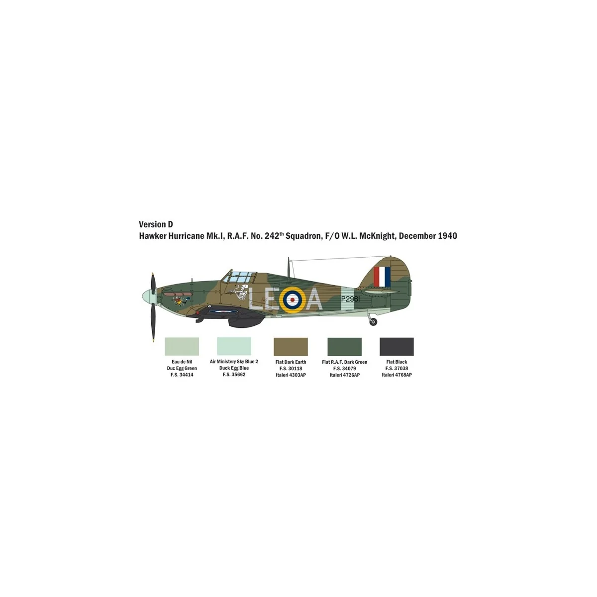 Hurricane Mk.I Bat. d'Angleterre 1/48 Italeri Italeri I2802 - 7