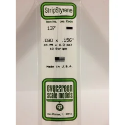 Wand 0.75x4.0x350mm Ref: 137 - Evergreen - S1370137