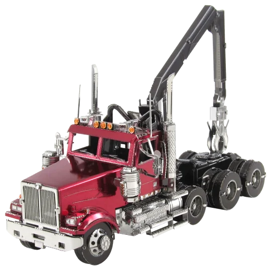 MMS178-Camion Western Star 4900 Log Truck Metal Earth - MMS178