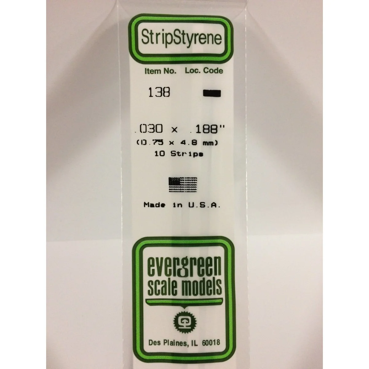 Wand 0.75x4.8x350mm Ref: 138 - Evergreen - S1370138 Wand 0.75x4.8x350mm Ref: 138 - Evergreen - S1370138