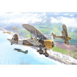 Avion FIAT CR.42 Falco Bat. d'Angleterre 1/72 Italeri Italeri I1437 - 1