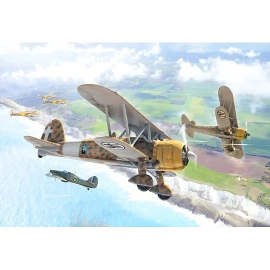 Aircraft FIAT CR.42 Falco Bat. England 1:72 Italeri Italeri I1437 - 1 I1437-Aircraft FIAT CR.42 Falco Bat. England 1:72 Italeri - I1437