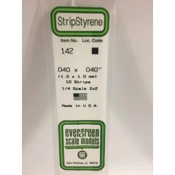 Wand 1.0x1.0x350mm Ref: 142 - Evergreen - S1370142 - S1370142