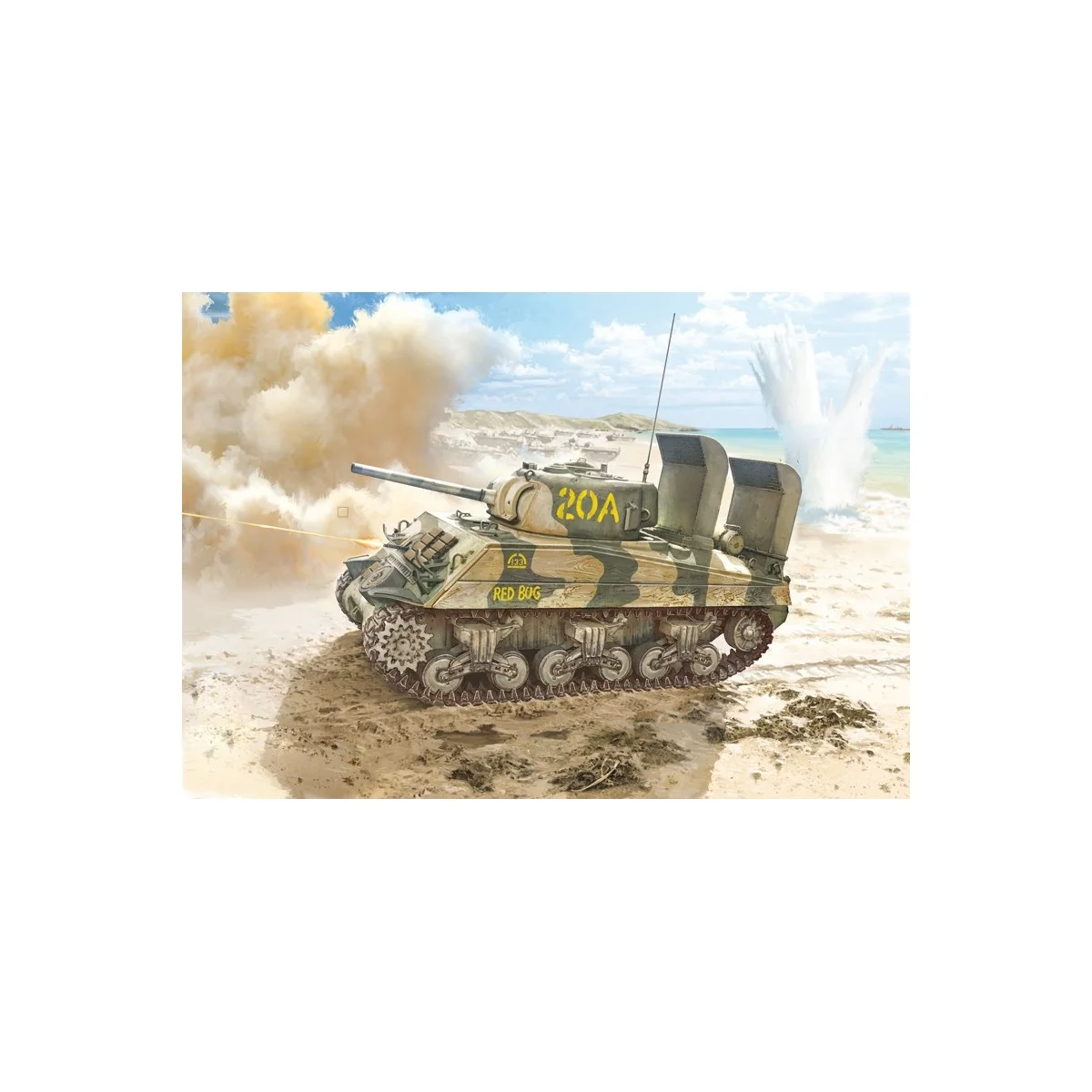 Tank M4A2 Sherman US Marine Corps 1/35 Italeri Italeri I6583 - 1 Tank M4A2 Sherman US Marine Corps 1/35 Italeri Italeri I6583 - 1