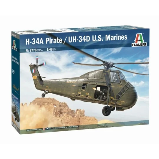 Helico H-34A Pirate / UH-34D 1/48 Italeri Italeri I2776 - 2 I2776-Helico H-34A Pirate / UH-34D 1/48 Italeri - I2776