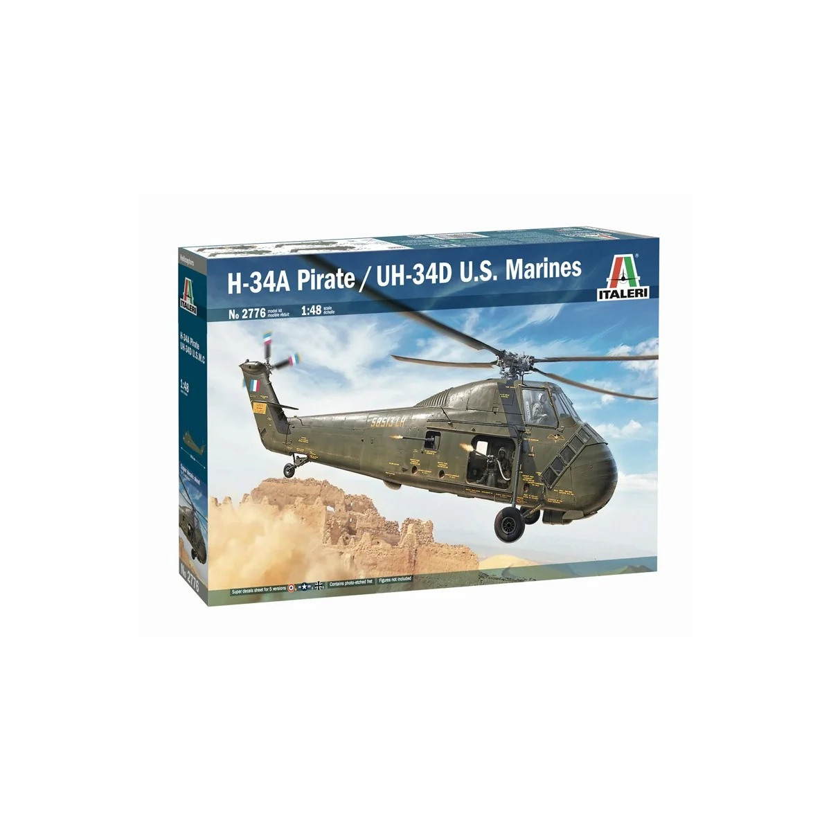 Helico H-34A Pirate / UH-34D 1/48 Italeri Italeri I2776 - 2 Helico H-34A Pirate / UH-34D 1/48 Italeri Italeri I2776 - 2