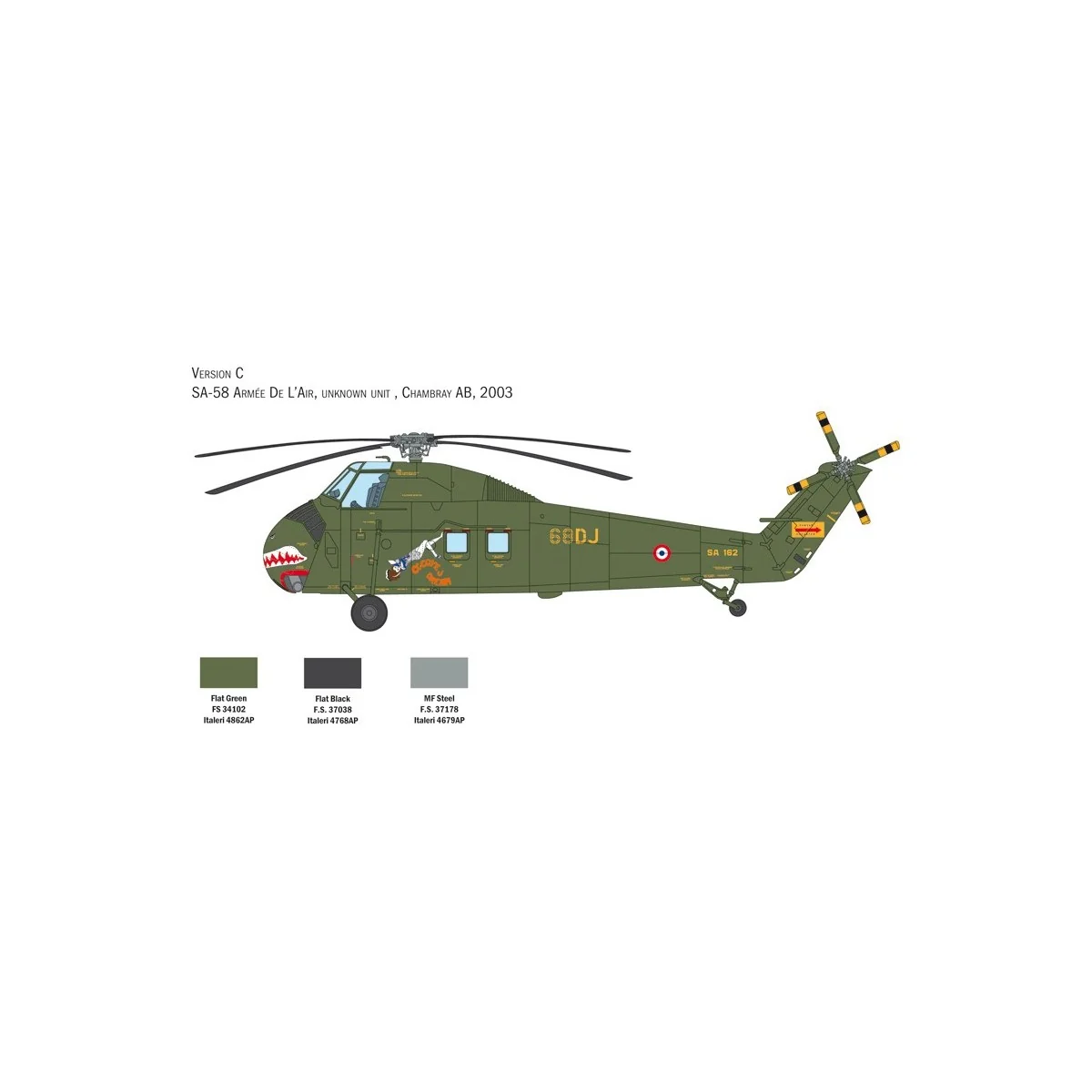 Helico H-34A Pirate / UH-34D 1/48 Italeri Italeri I2776 - 6 Helico H-34A Pirate / UH-34D 1/48 Italeri Italeri I2776 - 6