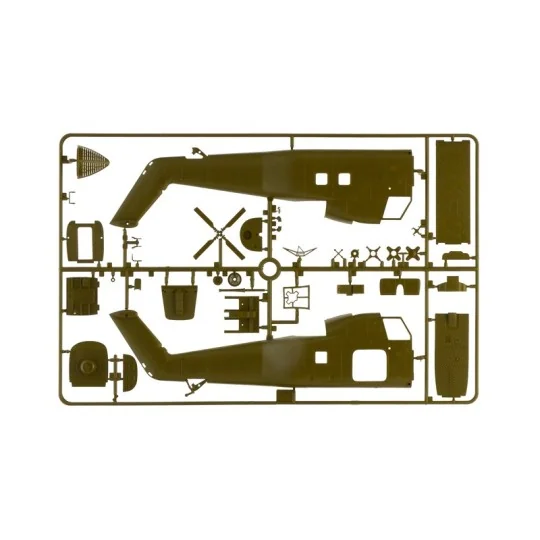 Helico H-34A Pirate / UH-34D 1/48 Italeri Italeri I2776 - 12 I2776-Helico H-34A Pirate / UH-34D 1/48 Italeri - I2776