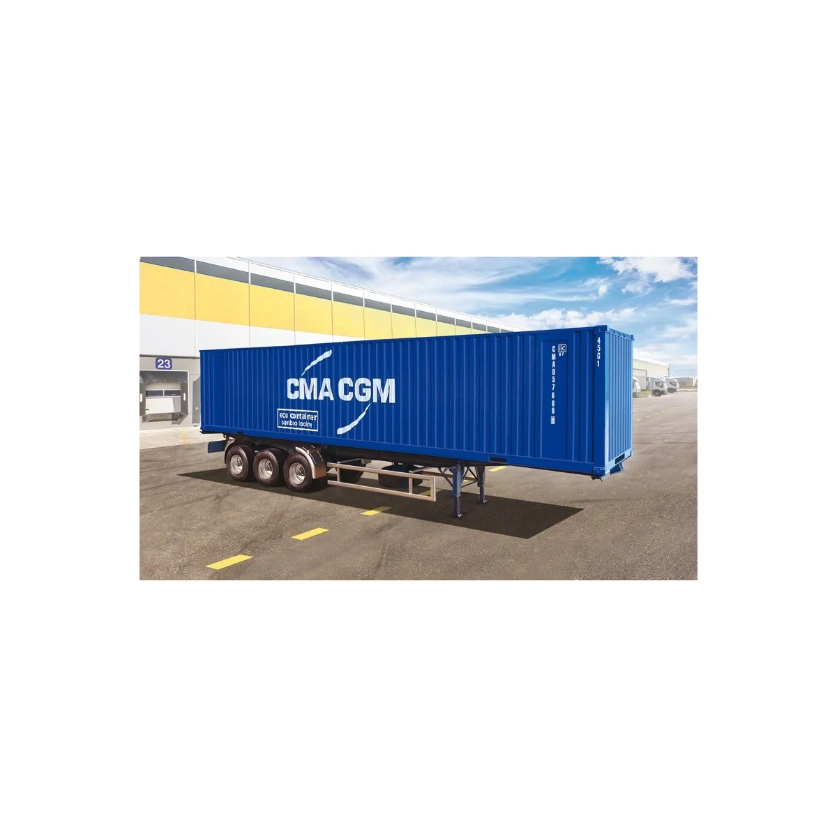 Container Trailer 40' 1/24 Italeri Italeri I3951 - 1 Container Trailer 40' 1/24 Italeri Italeri I3951 - 1