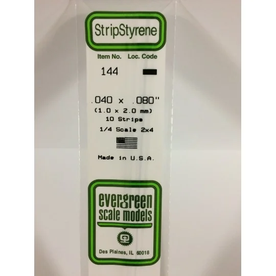 Wand 1.0x2.0x350mm Ref: 144 - Evergreen - S1370144 - S1370144 S1370144-Wand 1.0x2.0x350mm Ref: 144 - Evergreen - S1370144
