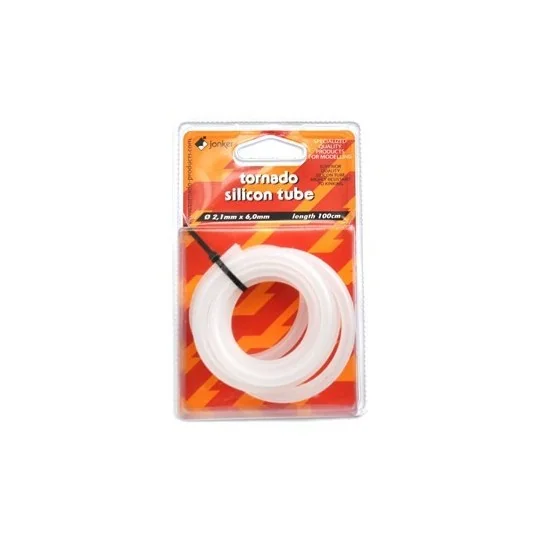T49111-Thick transparent durite 2.1x6mm 1m Tornado - T49111