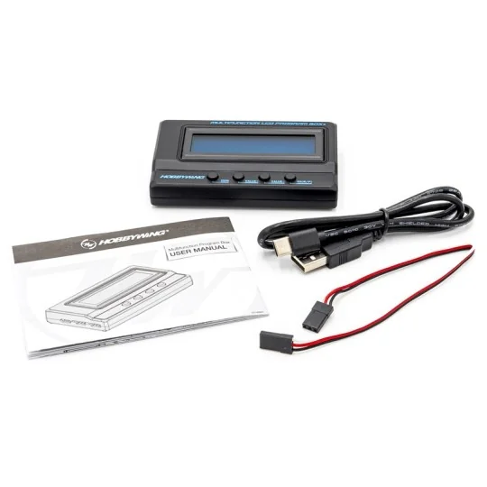 Hobbywing V2 LCD Programming Board Hobbywing 30502001 - 2 30502001-Hobbywing V2 LCD Programming Board - 30502001