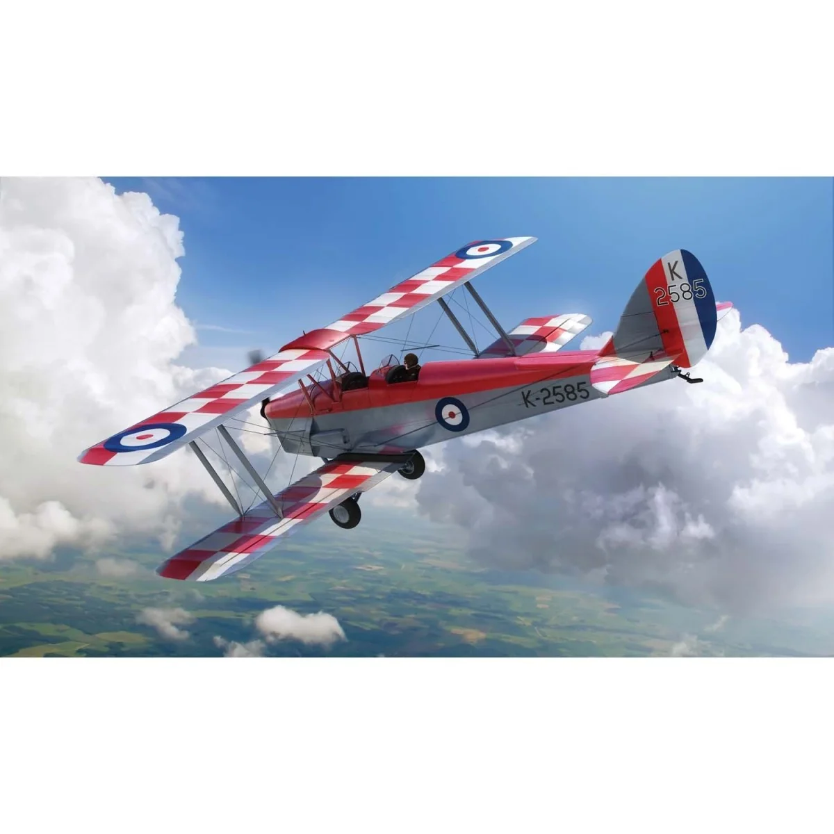 De Havilland D.H.82a Tiger Moth 1/48 Airfix Aircraft Airfix A04104 - 1 De Havilland D.H.82a Tiger Moth 1/48 Airfix Aircraft Airfix A04104 - 1
