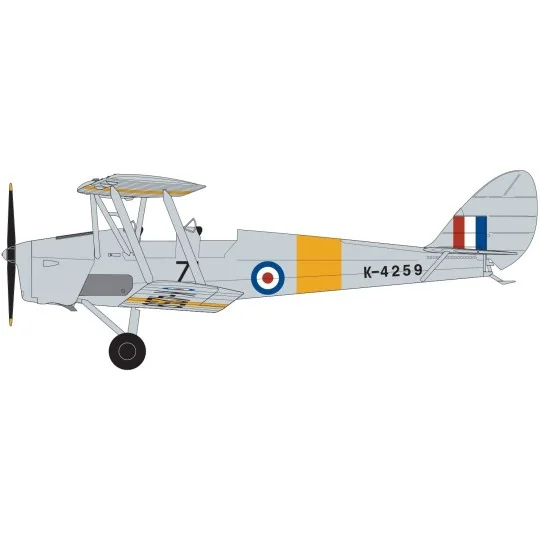 De Havilland D.H.82a Tiger Moth 1/48 Airfix Aircraft Airfix A04104 - 4 A04104-De Havilland D.H.82a Tiger Moth 1/48 Airfix Aircraft - A04104