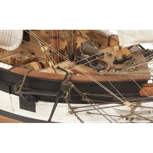 12005-Ship HMS Beagle 1/60 Kit Construction Wood OcCre - 12005