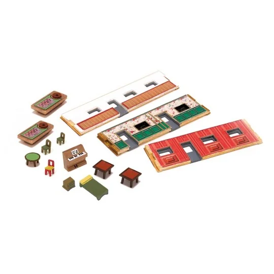 14003-Boat Mississippi 1/80 Kit Construction Wood OcCre