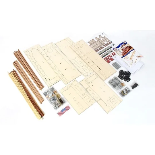 Bateau Mississippi 1/80 kit construction bois OcCre OcCre 14003 - 12 14003-Bateau Mississippi 1/80 kit construction bois OcCre - 14003