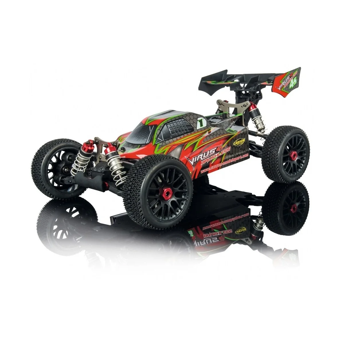 Virus 4.1 Brushless 4S 100% RTR 1/8 Carson Carson 500409061 - 2