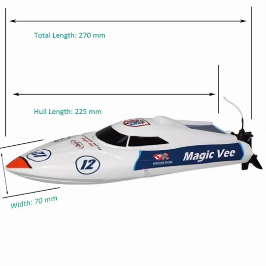 Bateau Magic Vee V5 RTR Joysway Joysway 8106V5 - 4 8106V5-Bateau Magic Vee V5 RTR Joysway - 8106V5