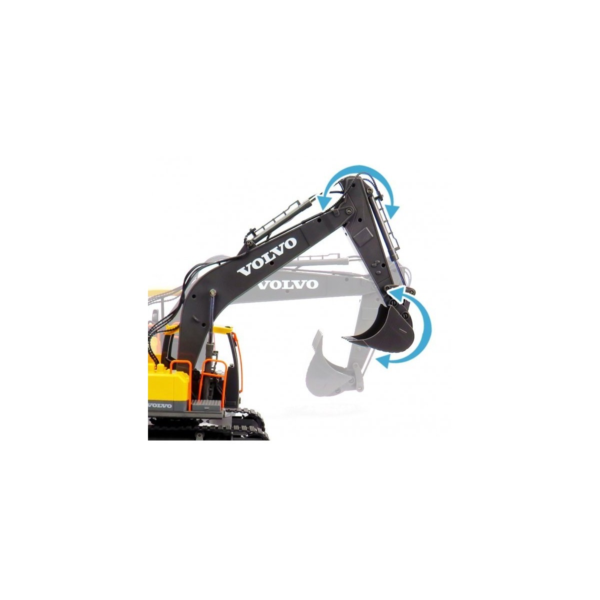 Pelleteuse Volvo 2.4Ghz 1/16 RTR Siva Siva SV-50315 - 9