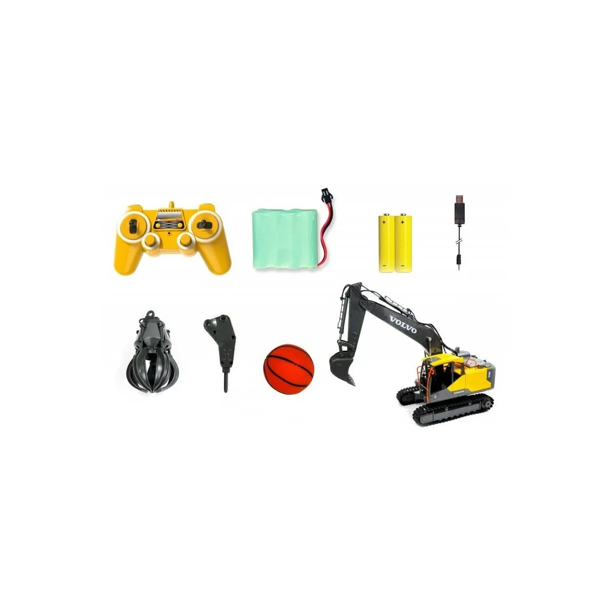 Pelleteuse Volvo 2.4Ghz 1/16 RTR Siva Siva SV-50315 - 11