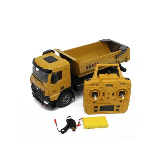 CY1582-Metal RC dump truck 10hp 1/14 2.4Ghz - HuiNa
