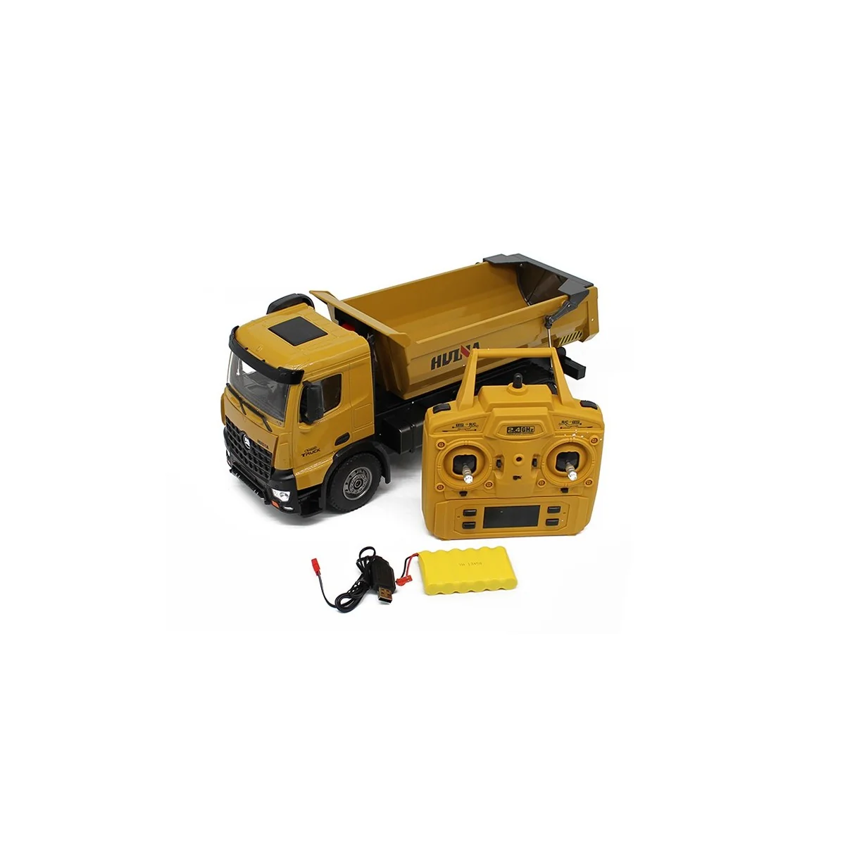 Camion benne RC en métal 10ch 1/14 2.4Ghz - HuiNa HuiNa Toys CY1582 - 5