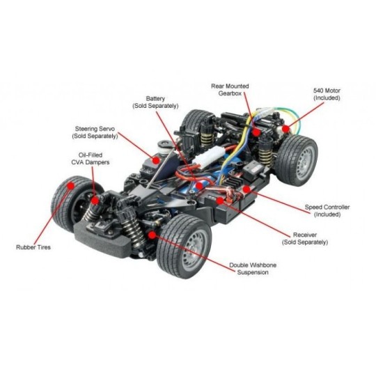58708-Renault Alpine A110 Jaegermeister 1973 M06 Kit 1/10 Tamiya - 58708