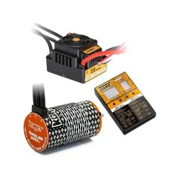 Combo brushless 1/8 ESC WP 150A + moteur 2200kv 4P 4274 + carte prog Konect Hobbytech KN-COMBO-M9 - 1