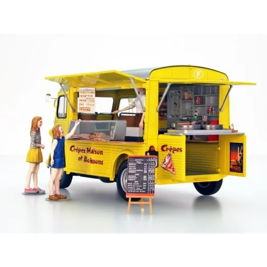 25013-Citroen Type H "Mobile Crepe" 1/24 Ebbro - 25013